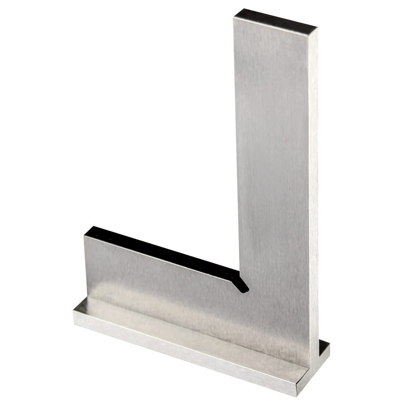 Boomgood Precision Machinist Square 3 Inch Engineer Square 90 Degree Right Angle Ruler Ground Hardened Steel with Seat 3 x 2 Inch - Image 2